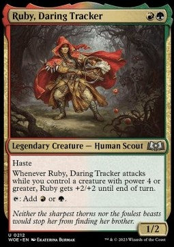 Ruby, Daring Tracker⁣ - Wilds of Eldraine⁣ (Uncommon)⁣ [212]