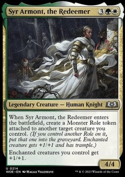Syr Armont, the Redeemer⁣ - Wilds of Eldraine⁣ (Uncommon)⁣ [214]