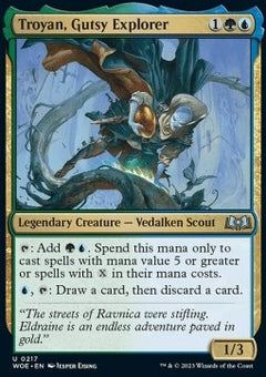 Troyan, Gutsy Explorer⁣ - Wilds of Eldraine⁣ (Uncommon)⁣ [217]