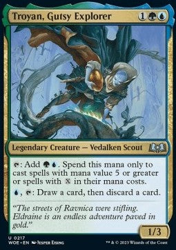 Troyan, Gutsy Explorer⁣ - Wilds of Eldraine⁣ (Uncommon)⁣ [217]