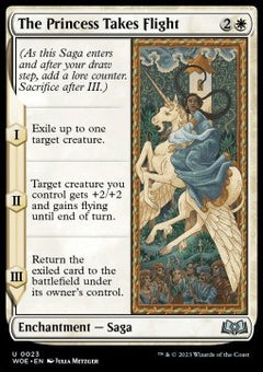 The Princess Takes Flight⁣ - Wilds of Eldraine⁣ (Uncommon)⁣ [23]