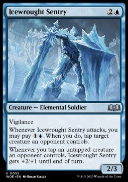 Icewrought Sentry⁣ - Wilds of Eldraine⁣ (Uncommon)⁣ [55]