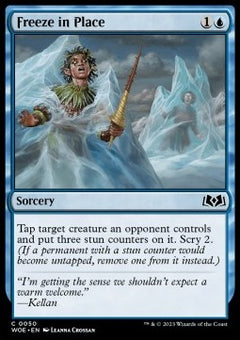 Freeze in Place⁣ - Wilds of Eldraine⁣ (Common)⁣ [50]