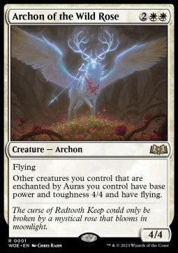 Archon of the Wild Rose⁣ - Wilds of Eldraine⁣ (Rare)⁣ [1]