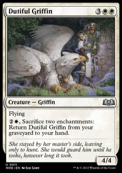 Dutiful Griffin⁣ - Wilds of Eldraine⁣ (Uncommon)⁣ [11]
