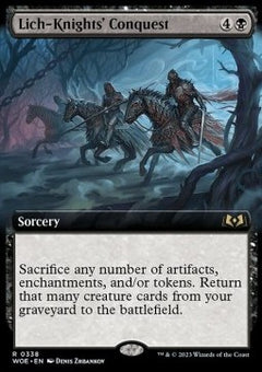 Lich-Knights' Conquest⁣ - Wilds of Eldraine: Extras⁣ (Rare)⁣ [338]