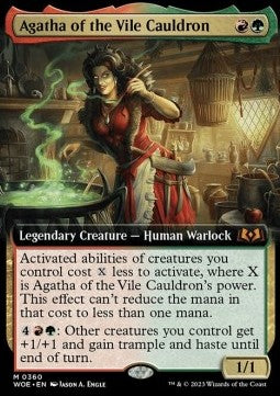 Agatha of the Vile Cauldron⁣ - Wilds of Eldraine: Extras⁣ (Mythic)⁣ [360]