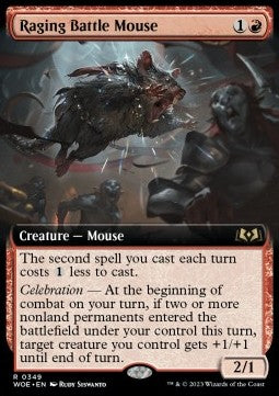 Raging Battle Mouse⁣ - Wilds of Eldraine: Extras⁣ (Rare)⁣ [349]