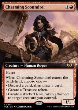 Charming Scoundrel⁣ - Wilds of Eldraine: Extras⁣ (Rare)⁣ [345]