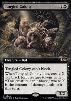 Tangled Colony⁣ - Wilds of Eldraine: Extras⁣ (Rare)⁣ [344]