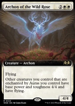 Archon of the Wild Rose⁣ - Wilds of Eldraine: Extras⁣ (Rare)⁣ [323]