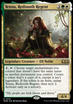 Yenna, Redtooth Regent⁣ - Wilds of Eldraine⁣ (Rare)⁣ [219]