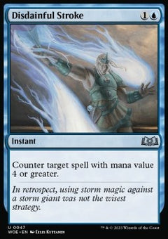 Disdainful Stroke⁣ - Wilds of Eldraine⁣ (Uncommon)⁣ [47]