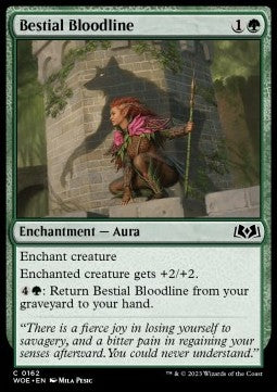 Bestial Bloodline⁣ - Wilds of Eldraine⁣ (Common)⁣ [162]