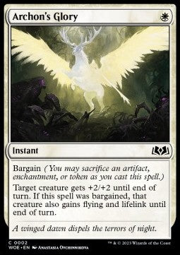 Archon's Glory⁣ - Wilds of Eldraine⁣ (Common)⁣ [2]