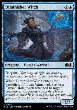 Diminisher Witch⁣ - Wilds of Eldraine⁣ (Common)⁣ [46]