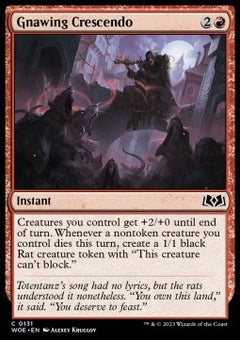 Gnawing Crescendo⁣ - Wilds of Eldraine⁣ (Common)⁣ [131]