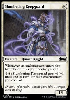 Slumbering Keepguard⁣ - Wilds of Eldraine⁣ (Common)⁣ [29]