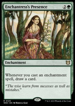 Enchantress's Presence⁣ - Commander: Wilds of Eldraine⁣ (Rare)⁣ [125]