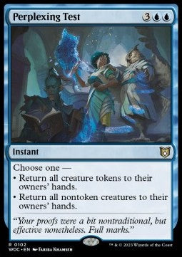 Perplexing Test⁣ - Commander: Wilds of Eldraine⁣ (Rare)⁣ [102]
