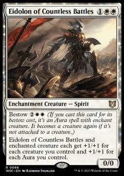 Eidolon of Countless Battles⁣ - Commander: Wilds of Eldraine⁣ (Rare)⁣ [66]