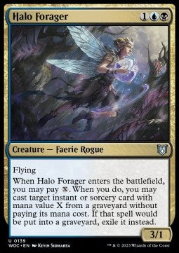 Halo Forager⁣ - Commander: Wilds of Eldraine⁣ (Uncommon)⁣ [139]