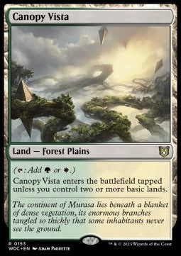Canopy Vista⁣ - Commander: Wilds of Eldraine⁣ (Rare)⁣ [153]