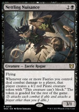 Nettling Nuisance⁣ - Commander: Wilds of Eldraine⁣ (Rare)⁣ [15]