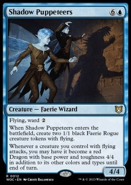 Shadow Puppeteers⁣ - Commander: Wilds of Eldraine⁣ (Rare)⁣ [12]