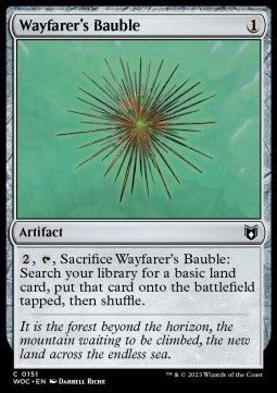 Wayfarer's Bauble⁣ - Commander: Wilds of Eldraine⁣ (Common)⁣ [151]