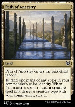 Path of Ancestry⁣ - Commander: Wilds of Eldraine⁣ (Common)⁣ [165]