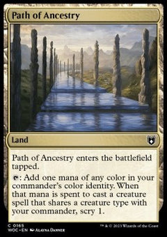 Path of Ancestry⁣ - Commander: Wilds of Eldraine⁣ (Common)⁣ [165]