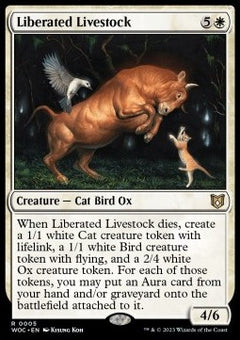 Liberated Livestock⁣ - Commander: Wilds of Eldraine⁣ (Rare)⁣ [5]