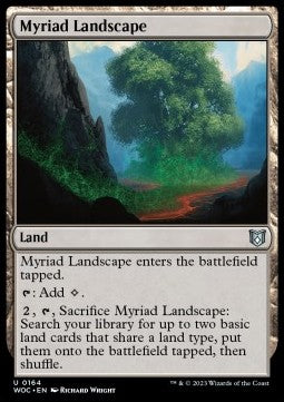 Myriad Landscape⁣ - Commander: Wilds of Eldraine⁣ (Uncommon)⁣ [164]