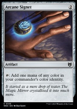 Arcane Signet⁣ - Commander: Wilds of Eldraine⁣ (Common)⁣ [145]