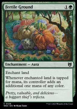 Fertile Ground⁣ - Commander: Wilds of Eldraine⁣ (Common)⁣ [126]