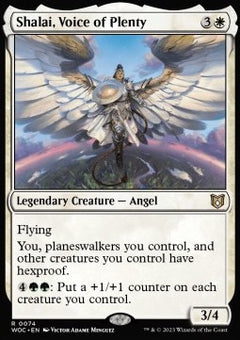 Shalai, Voice of Plenty - Commander: Wilds of Eldraine (Rare) [WOC-74]