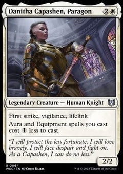Danitha Capashen, Paragon⁣ - Commander: Wilds of Eldraine⁣ (Uncommon)⁣ [64]