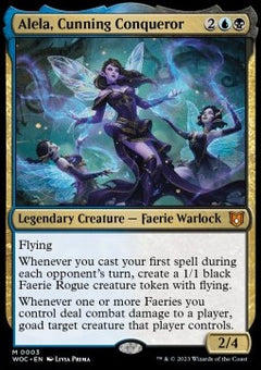 Alela, Cunning Conqueror - Commander: Wilds of Eldraine (Mythic) [WOC-3]