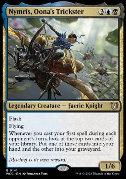 Nymris, Oona's Trickster⁣ - Commander: Wilds of Eldraine⁣ (Rare)⁣ [141]