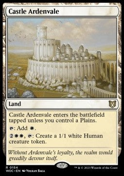 Castle Ardenvale⁣ - Commander: Wilds of Eldraine⁣ (Rare)⁣ [154]