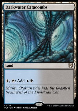 Darkwater Catacombs⁣ - Commander: Wilds of Eldraine⁣ (Rare)⁣ [157]