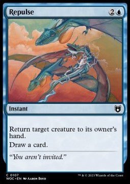 Repulse⁣ - Commander: Wilds of Eldraine⁣ (Common)⁣ [107]