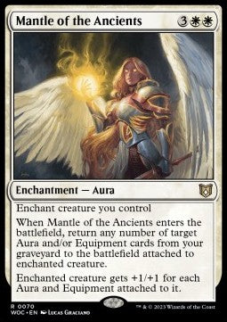 Mantle of the Ancients⁣ - Commander: Wilds of Eldraine⁣ (Rare)⁣ [70]