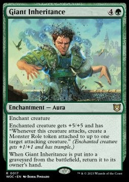 Giant Inheritance⁣ - Commander: Wilds of Eldraine⁣ (Rare)⁣ [17]