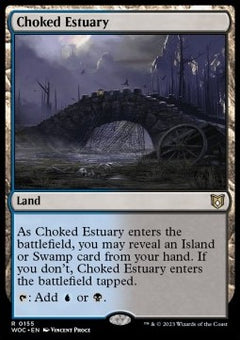 Choked Estuary⁣ - Commander: Wilds of Eldraine⁣ (Rare)⁣ [155]