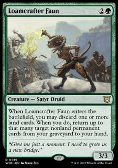 Loamcrafter Faun⁣ - Commander: Wilds of Eldraine⁣ (Rare)⁣ [19]