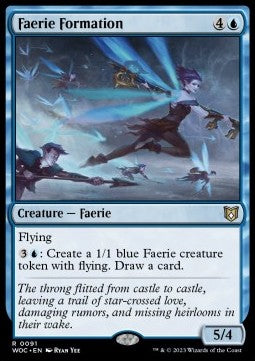 Faerie Formation⁣ - Commander: Wilds of Eldraine⁣ (Rare)⁣ [91]