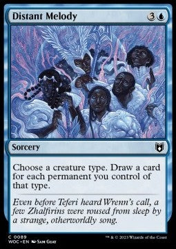 Distant Melody⁣ - Commander: Wilds of Eldraine⁣ (Common)⁣ [89]