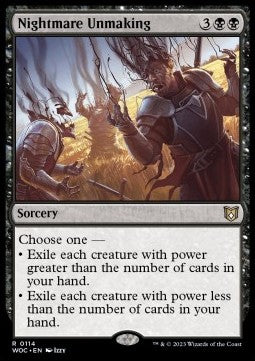 Nightmare Unmaking⁣ - Commander: Wilds of Eldraine⁣ (Rare)⁣ [114]